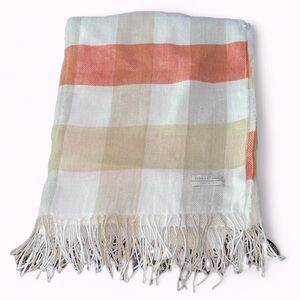 TERRA DI SIENA Italy 100% Linen Throw Blanket Tablecloth